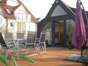 Dachterrasse unserer Ferienwohnung 2